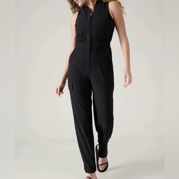 Athleta Pants - Athleta Classic Black Jumpsuit